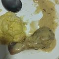 El cooksnap de Andy DePelículas cuando hizo Pernil en salsa blanca.
