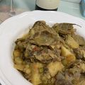 El cooksnap de J Ignacio C B cuando hizo Guiso de cordero con patatas y alcachofas.