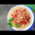 Cooksnap của Thu Mèo khi họ làm theo món Mì ý sốt bò bằm