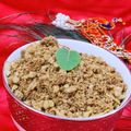 Vandana Mathur का कुकस्नैप जब उन्होंने धनिया पंजीरी (Dhaniya Panjiri recipe in Hindi) बनाया था।