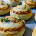 Mónika Gyurászné Cooksnap-ja, amikor elkészítette a(z) Pizzás csiga receptet.