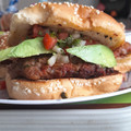 El cooksnap de Valeria Hernandez cuando hizo Carne de hamburguesa con chorizo rojo en la freidora de aire.