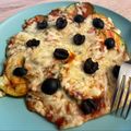 El cooksnap de Laura SMz cuando hizo Pizza de calabacín en sartén.