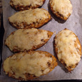 El cooksnap de Guillermina Andion cuando hizo Boniatos asados rellenos de setas y pollo.