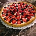 El cooksnap de Kari cuando hizo Tarta de queso blanco y frutillas! 🍓.