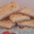 El cooksnap de Anto Rigoni 🦋 cuando hizo Cuadraditos crumble de ricota (gluten free) : SIN AMASAR! 😋.