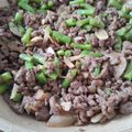 Cooksnap dari Neti Pink Pink untuk resep Tumis buncis daging cincang kilat