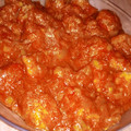 El cooksnap de Elena C cuando hizo Solomillos de pollo con tomate, mostaza y puerro.