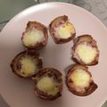 El cooksnap de corralmr cuando hizo Aperitivo de huevo con jamón dulce.
