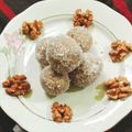 Rafiqua Shama का कुकस्नैप जब उन्होंने अखरोट और बादाम के लड्डू (akhroot aur badam ke laddu recipe in hindi) बनाया था।