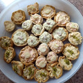 El cooksnap de Lorena Bertoni 😋 cuando hizo Canapés o tarteletas saladas 4 opciones de relleno.