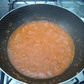 El cooksnap de Julie Garcia cuando hizo Salsa napolitana natural.