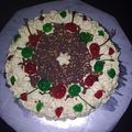 Cooksnap dari Dapur Nina untuk resep Ombre Rosette Birthday Cake (3 bahan saja)