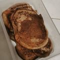 El cooksnap de Erick Daniel Fernández cuando hizo Hot cakes de avena y platano.