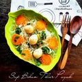 Cooksnap dari Dapur Ibuk Kayana untuk resep Sup Bihun Telur Puyuh