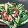 林宜芳 的 清炒油菜雪白菇 cooksnap