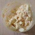 Cooksnap ala z czasów, kiedy przygotował Sałatka jajko, awokado, szynka.