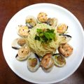 Cooksnap của Ngân Nguyễn khi họ làm theo món Mì Ý Tôm Sốt Bơ Tỏi