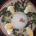 Cooksnap dari Arsida Sri Widayati untuk resep Nasi bancaan solo / sego bancakan /nasi gudangan