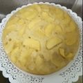 El cooksnap de Sol cuando hizo Torta de manzana invertida.