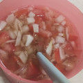 El cooksnap de Araceli Rodriguez cuando hizo Salsa criolla argentina.