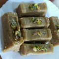 Chhaya Vipul Agarwal's cooksnap of when they made Mohanthal.