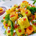 Aarti Jain's cooksnap of when they made Khaman Dhokla.