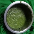 thakkarmansi's cooksnap of when they made ગ્રીન ચટણી (Green Chutney Recipe In Gujarati).