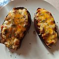 El cooksnap de Alberto Aragon cuando hizo Berenjenas rellenas de atún en lata y champiñón.