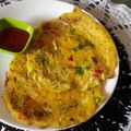 Rakhi Gupta का कुकस्नैप जब उन्होंने सूजी चिला (sooji cheela recipe in Hindi) बनाया था।