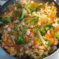 El cooksnap de Yohanny Carrasco cuando hizo Brócoli con pollo.