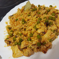 El cooksnap de Mónica Guitart cuando hizo Arroz con pollo al curry.