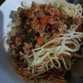 รูป Cooksnap ของ Nutookta Narak เมื่อเขาทำ สปาเก็ตตี้ซอสมะเขือเทศ