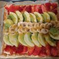 El cooksnap de Elena cuando hizo Tarta fácil de fruta y natillas.