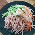รูป Cooksnap ของ MooMai Thummasathidporn เมื่อเขาทำ บะหมี่เย็นสไตล์ญี่ปุ่น (Hiyashi Chuka)