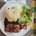 El cooksnap de Raquel E. Muñoz cuando hizo Salmón glaseado.