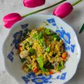 Cooksnap Anur Musa semasa beliau membuat Capsicum goreng bersama telur.