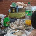 El cooksnap de Lety Juarez cuando hizo Patatas bravas y paninis pa cenar.