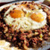 beardless's cooksnap of when they made Corned Beef Hash with Eggs Over Easy.