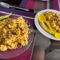 El cooksnap de karen Cabarcas cuando hizo Arroz de carne de res y cerdo en aceite de coco.
