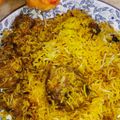 Bushra Mazhar's cooksnap of when they made Chicken biryani.