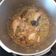 El cooksnap de Natalia Velázquez cuando hizo Muslitos de pollo con champiñones.