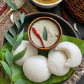 Sneha Patel's cooksnap of when they made Idli with sambhar and chutney.