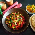 Parul Patel's cooksnap of when they made લીલી ડુંગળી અને ગાજર નું શાક (Spring Onion Carrot Sabji Recipe In Gujarati).