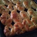 El cooksnap de Paola Santillán cuando hizo Medialunas Dulces.