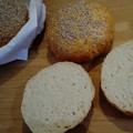 El cooksnap de Sara A.Q. cuando hizo Pan de hamburguesa con masa madre.(A mi manera).