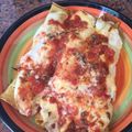 El cooksnap de Erika cuando hizo Canelones de carne.