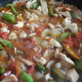 El cooksnap de Geydi Minerva Jun Chi cuando hizo Fajitas de pollo a la Mexicana.