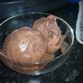 El cooksnap de may cuando hizo Helado de chocolate elaborado con la Monsieur Cuisine Plus.