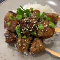 Yui Miles's cooksnap of when they made Chicken Tsukune - Japanese #easy.